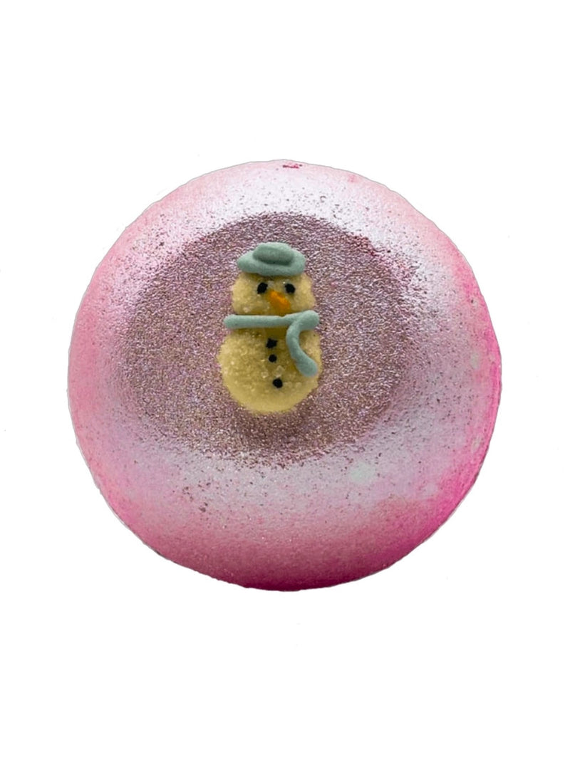 Bombe de Bain 180G Bonhomme de Neige - Canne à Sucre