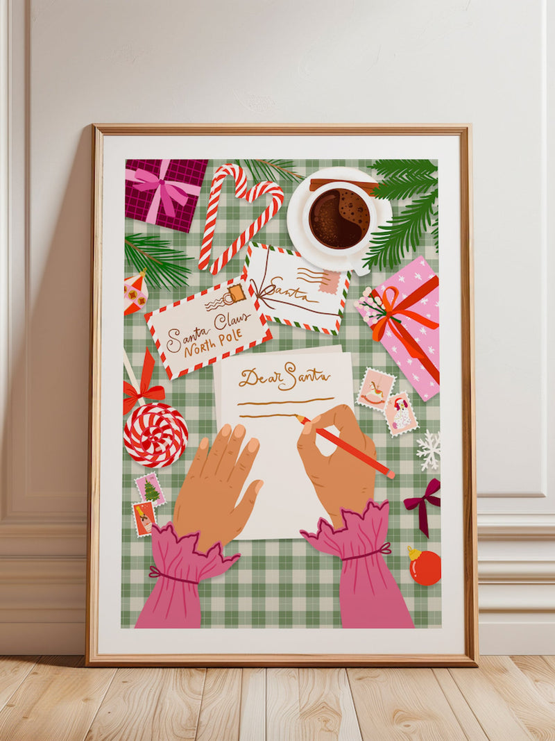 Affiche / Print A4 Dear Santa