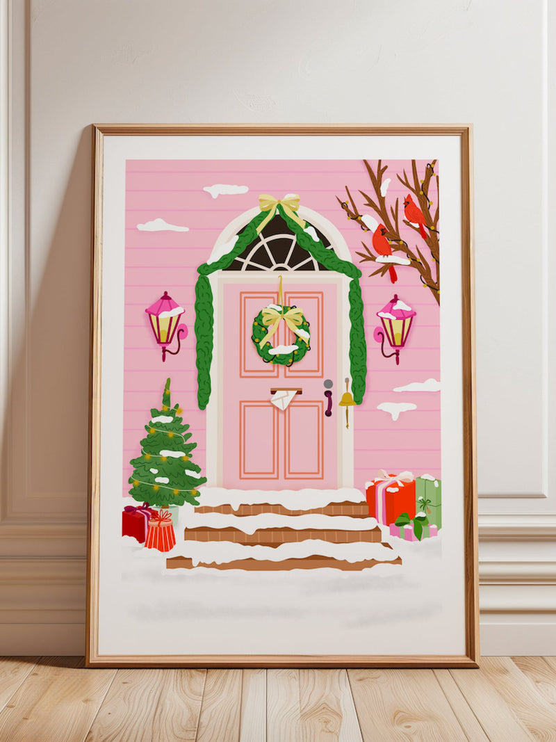 Affiche / Print A4 Porte d’entrée de Noël