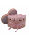 Grand Coffret Cadeau Coeur 13 Roses de Savon Roses
