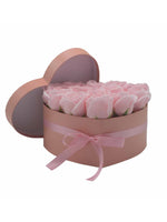 Grand Coffret Cadeau Coeur 13 Roses de Savon Roses