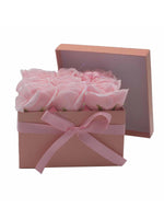 Coffret Cadeau Carré 9 Roses de Savon Roses