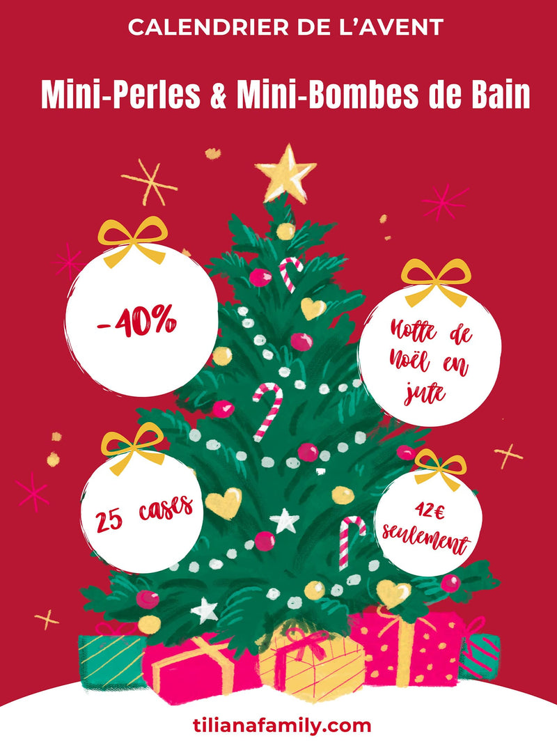Calendrier de l’Avent Mini-Perles & Mini-Bombes de Bain – Édition 2025 (PRÉCOMMANDE)