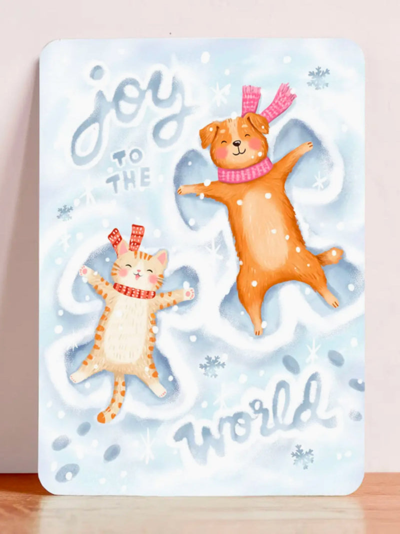 Carte Illustrée Joy to the World