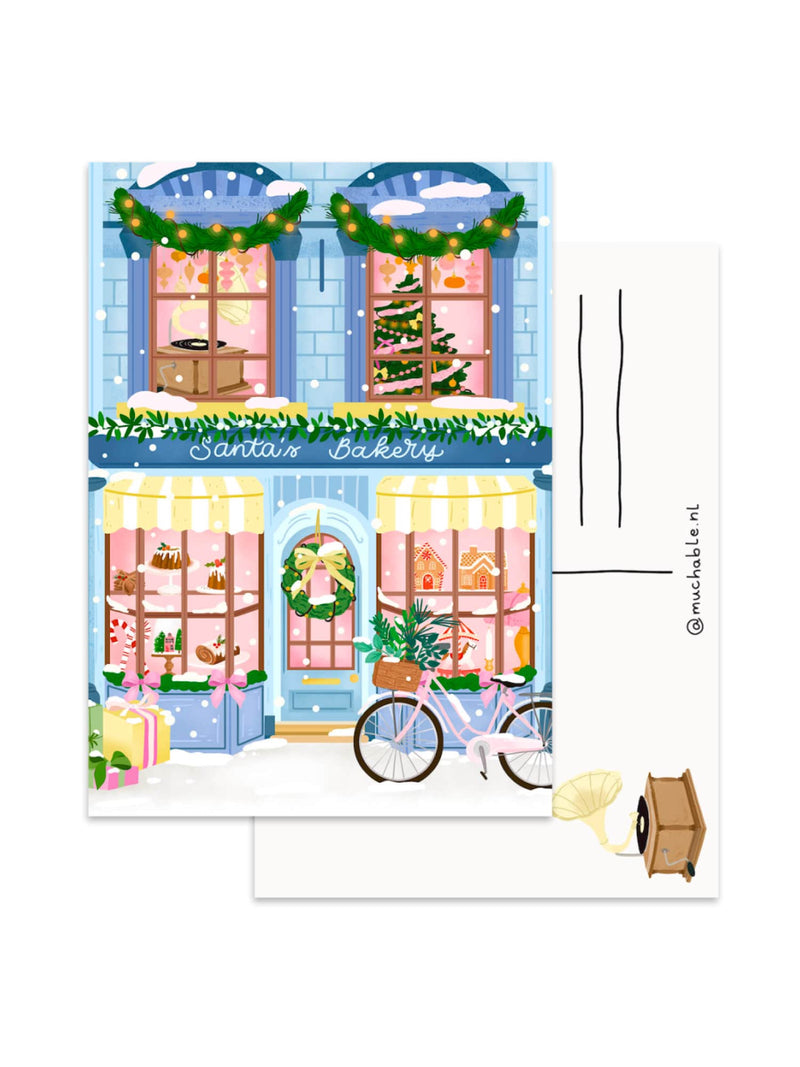 Carte Illustrée Santa’s Bakery