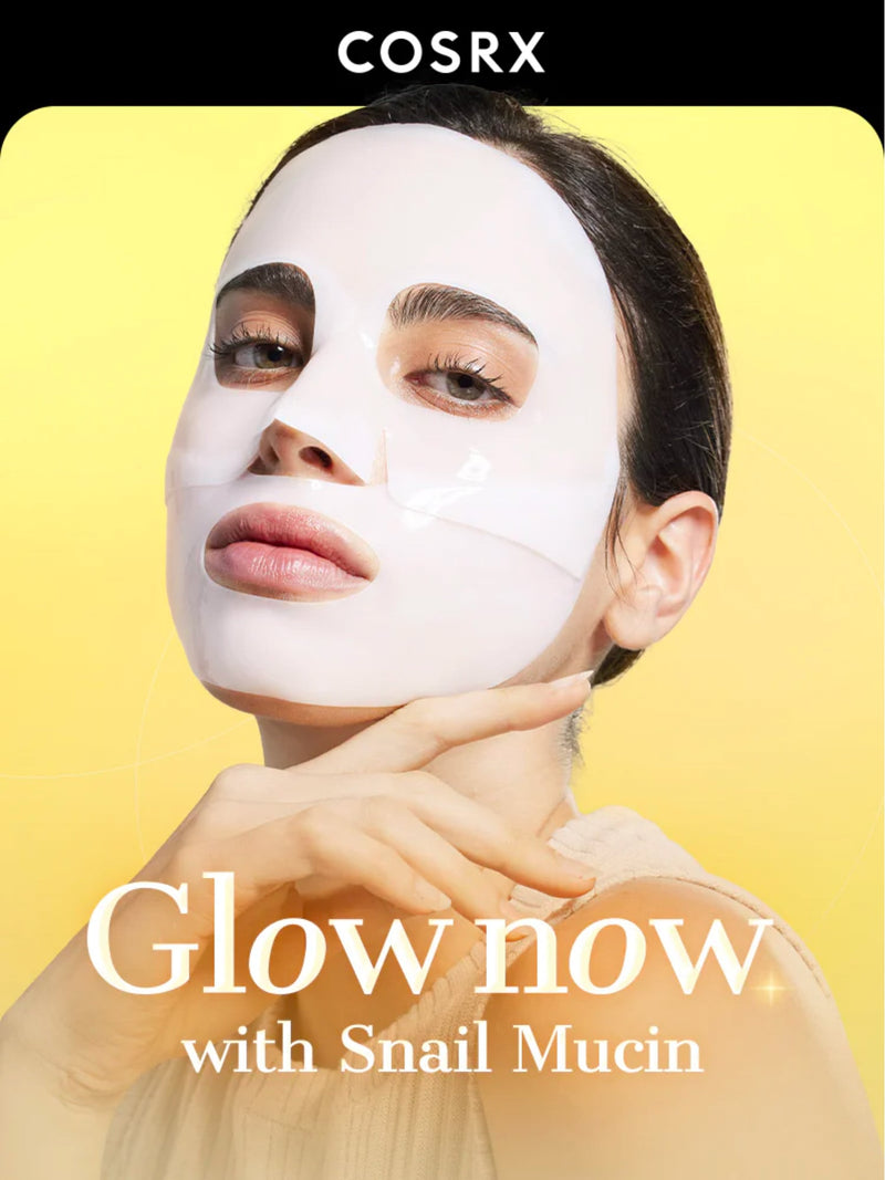 Masque Hydrogel Effet Glass Glow à la Mucine d’Escargot – COSRX