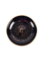 Porte-Encens Roue Astrologique – Noir & Doré