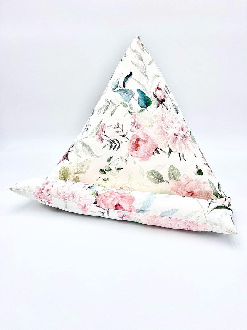Grand Coussin de Lecture / Tablette Pivoines