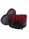 Grand Coffret Cadeau Coeur 13 Roses de Savon Rouges