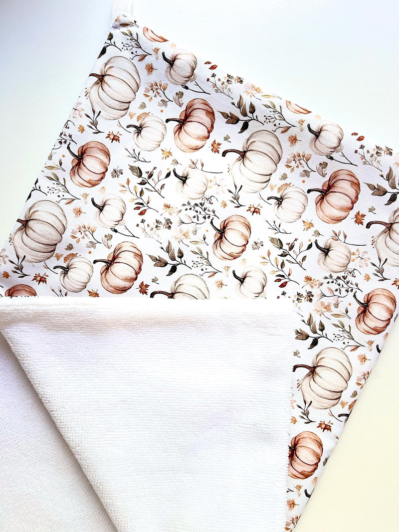 Grande Serviette Main en  Coton Premium - Citrouilles