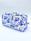 Grande Trousse Rembourrée Paysage Asiatique Bleu