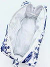 Grande Trousse Rembourrée Paysage Asiatique Bleu