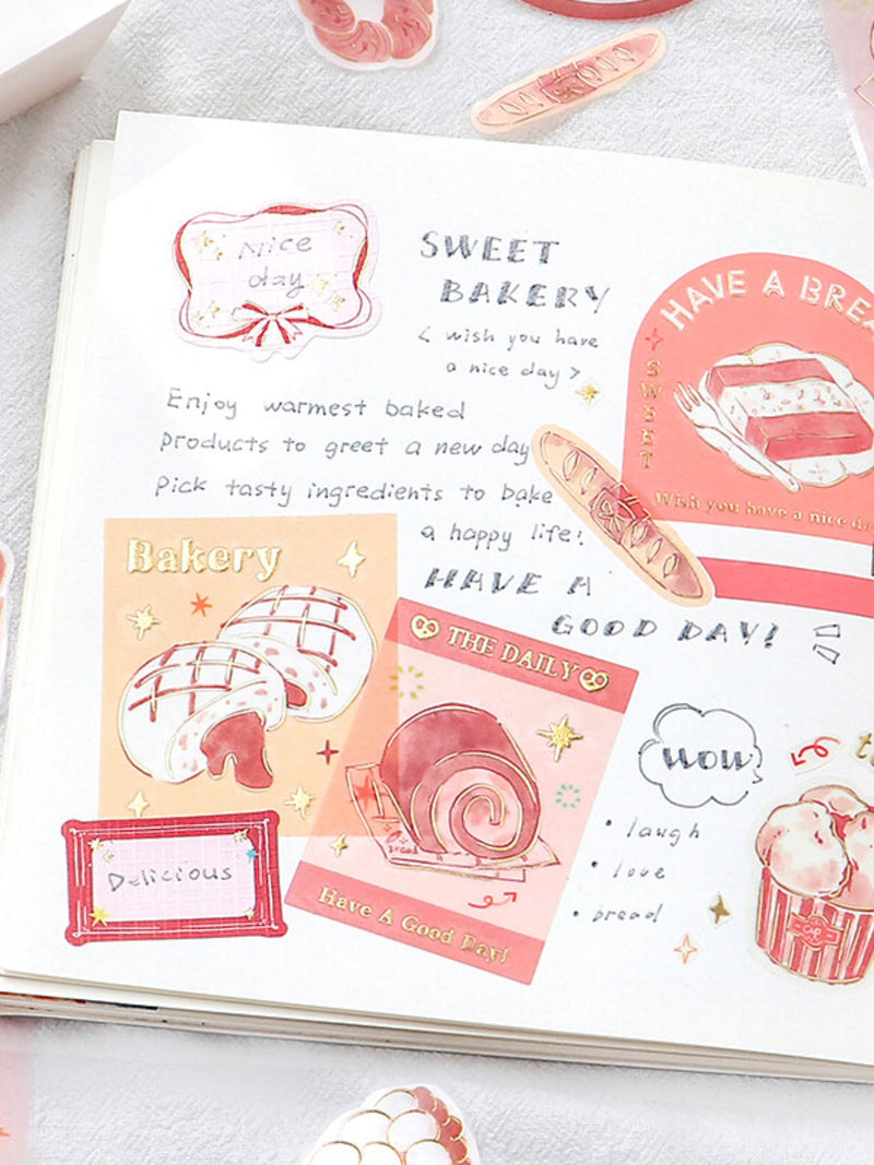 Stickers Japonais Bakery – BGM (45 pièces)