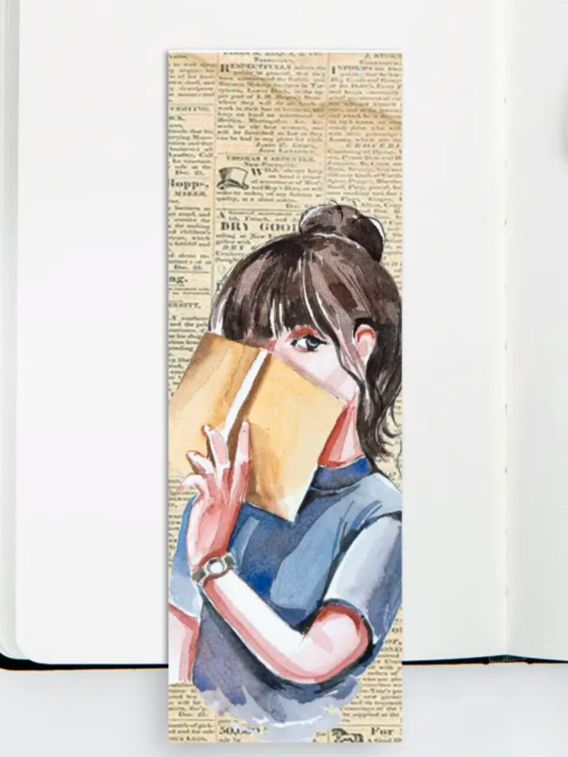 Marque-Page Illustré Lectrice