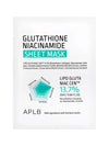 Masque Tissu Visage Glutathione et Niacinamide Coup d'Éclat - APLB