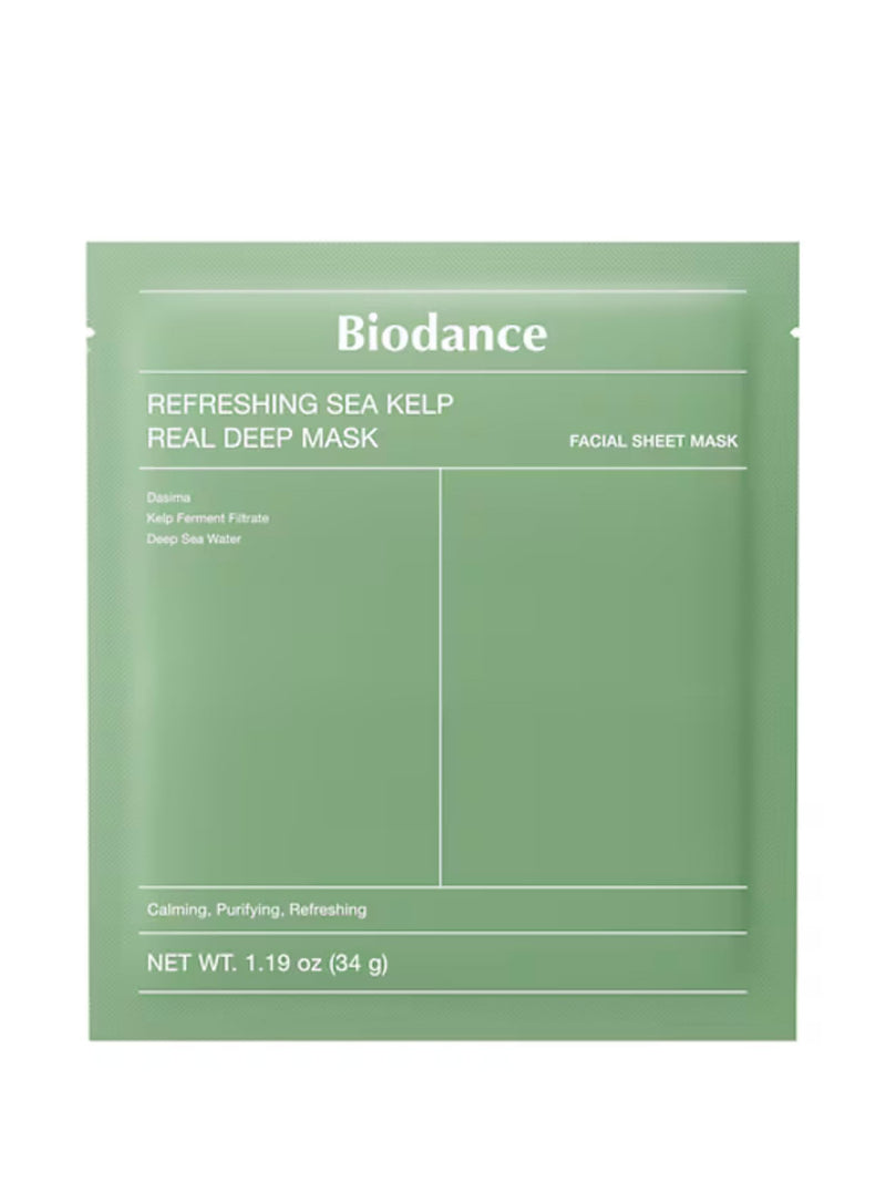 Masque Visage Hydrogel Apaisant & Purifiant au Varech Marin - BIODANCE