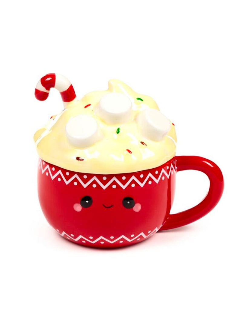 Mug avec Couvercle Chocolat Chaud Kawaii – Foodiemals