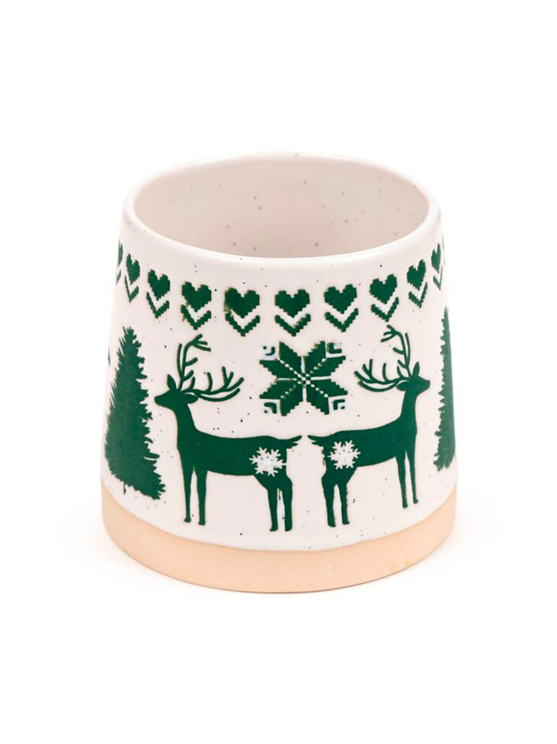 Mug en Grès – Rennes de Noël