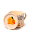 Ensemble Mug Porcelaine & Dessous de Tasse – Récolte d’Automne (PRÉCOMMANDE-Expédition au 24/09 max)