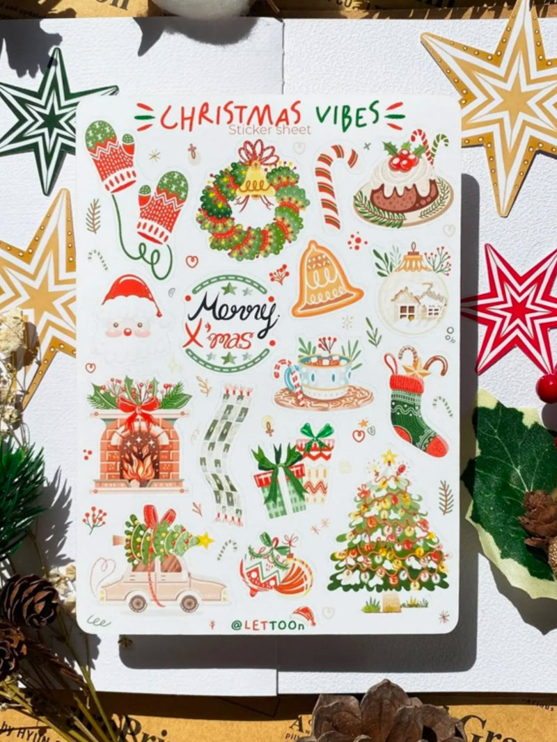Planche de Stickers Christmas Vibes