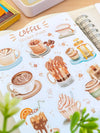 Planche de Stickers Coffee