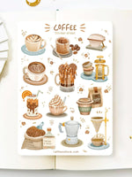 Planche de Stickers Coffee