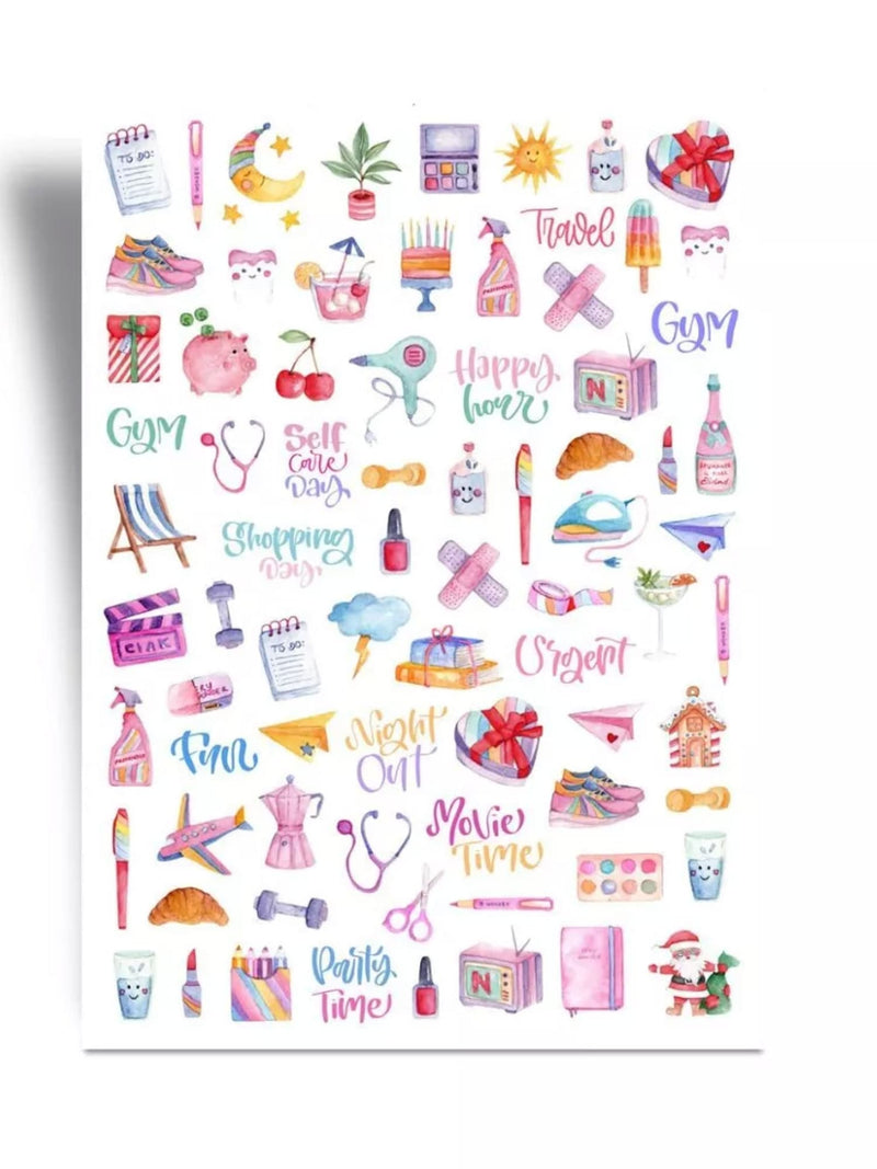 Planche de Stickers Daily Routine