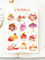 Planche de Stickers Pâtisserie