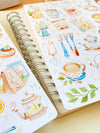 Planche de Stickers Tea Time