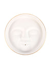 Porte-Encens Visage de Lune – Blanc & Doré