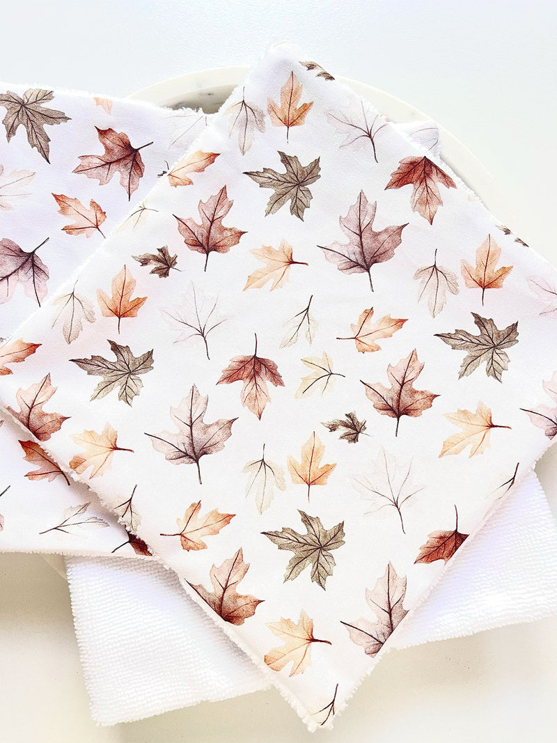 Serviette Visage Feuilles d'Automne