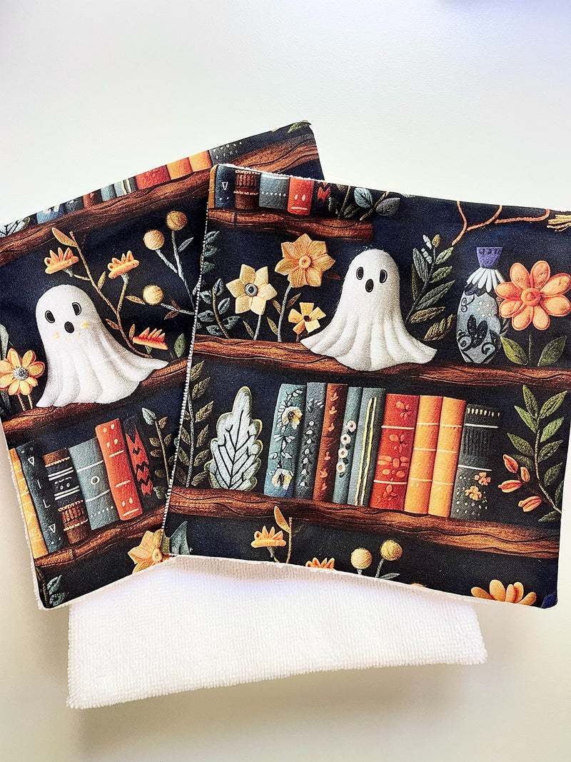 Serviette Visage Manoir des Livres