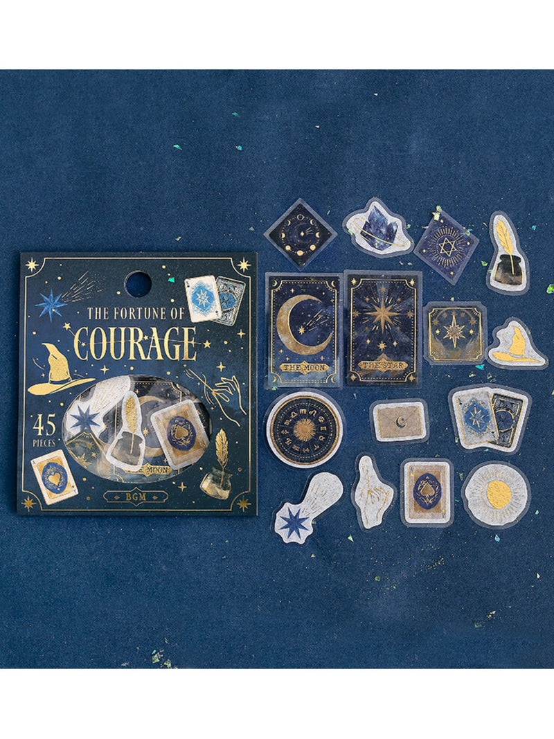 Stickers Japonais The Fortune of Courage – BGM (45 pièces)