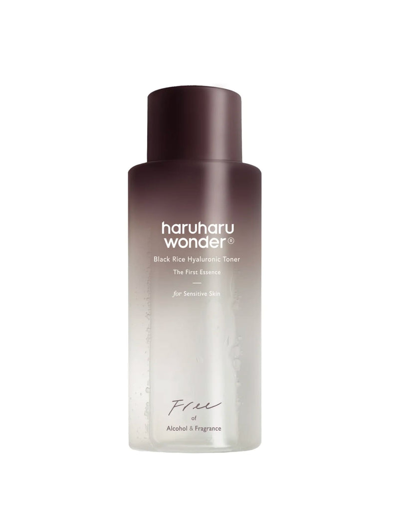 Lotion Tonique Hydratante Riz Noir & Acide Hyaluronique – Sans Alcool Sans Parfum - Haruharu Wonder