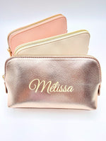 Trousse à Accessoires Personnalisée en Simili Cuir Saffiano