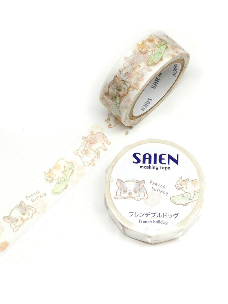 Washi Tape Japonais Bouledogue Français – Saien