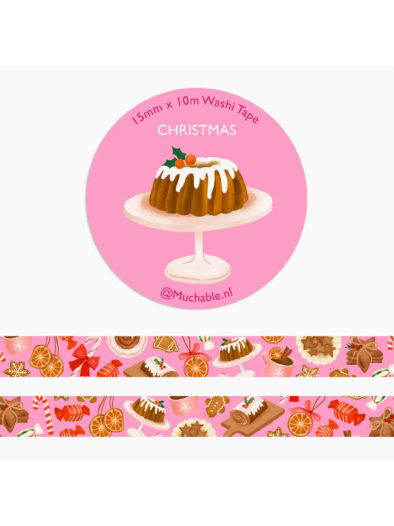 Washi Tape Gourmandises de Noël