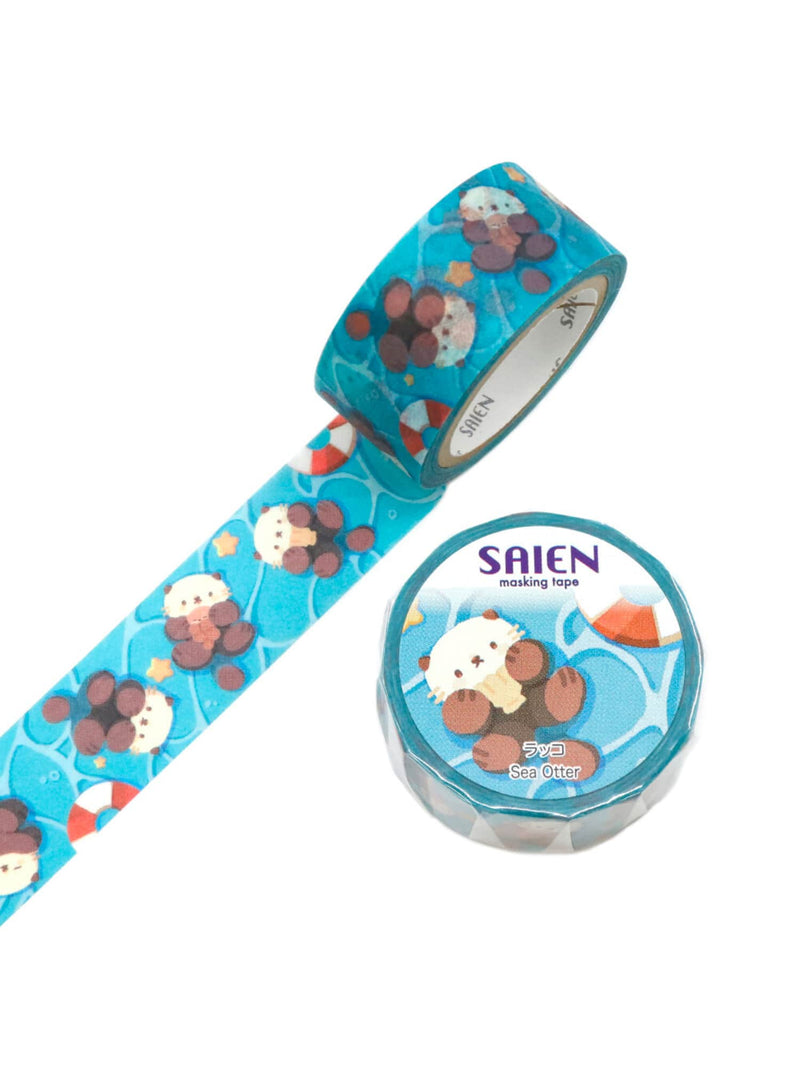 Washi Tape Japonais Loutres – Saien