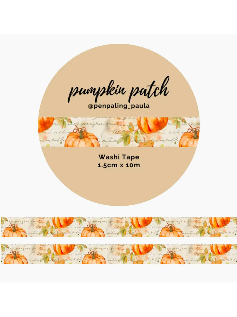 Washi Tape Pumpkin Patch