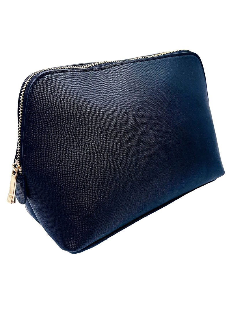 Grande Trousse à Accessoires Simili Cuir Saffiano - SANS PERSONNALISATION