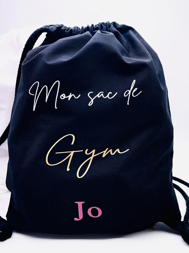 Sac à dos de Gym ou Autre 100% Coton Biologique - SANS PERSONNALISATION